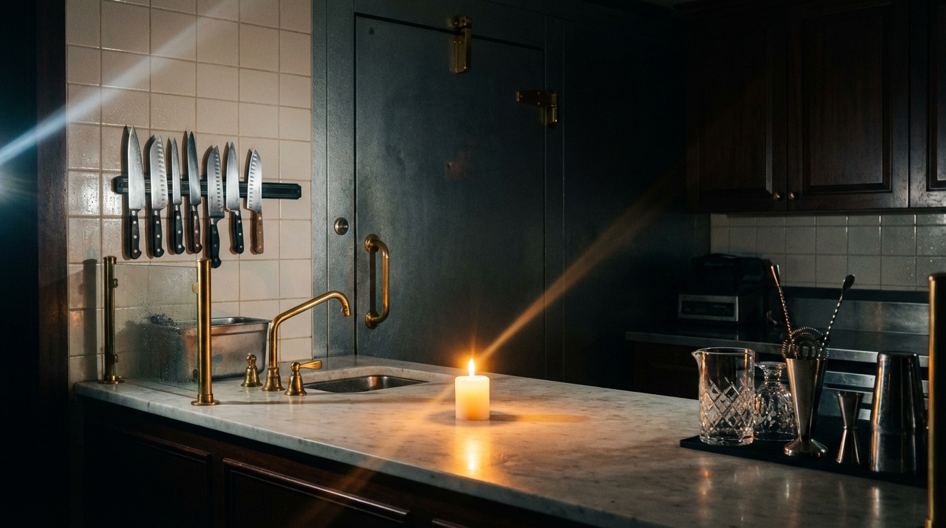 Lounge Kitchen location art from blackout-beaumont