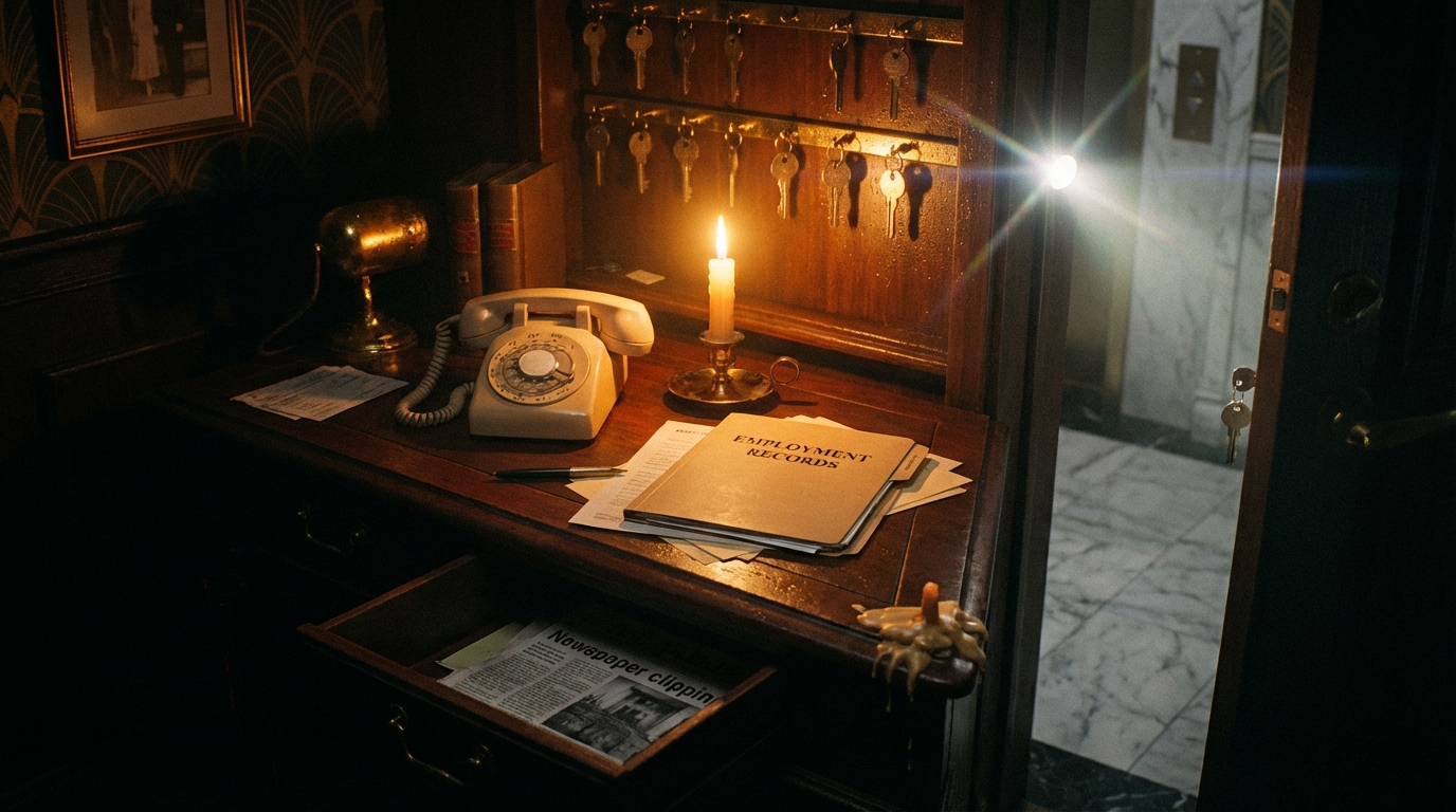 Night Manager's Office location art from blackout-beaumont