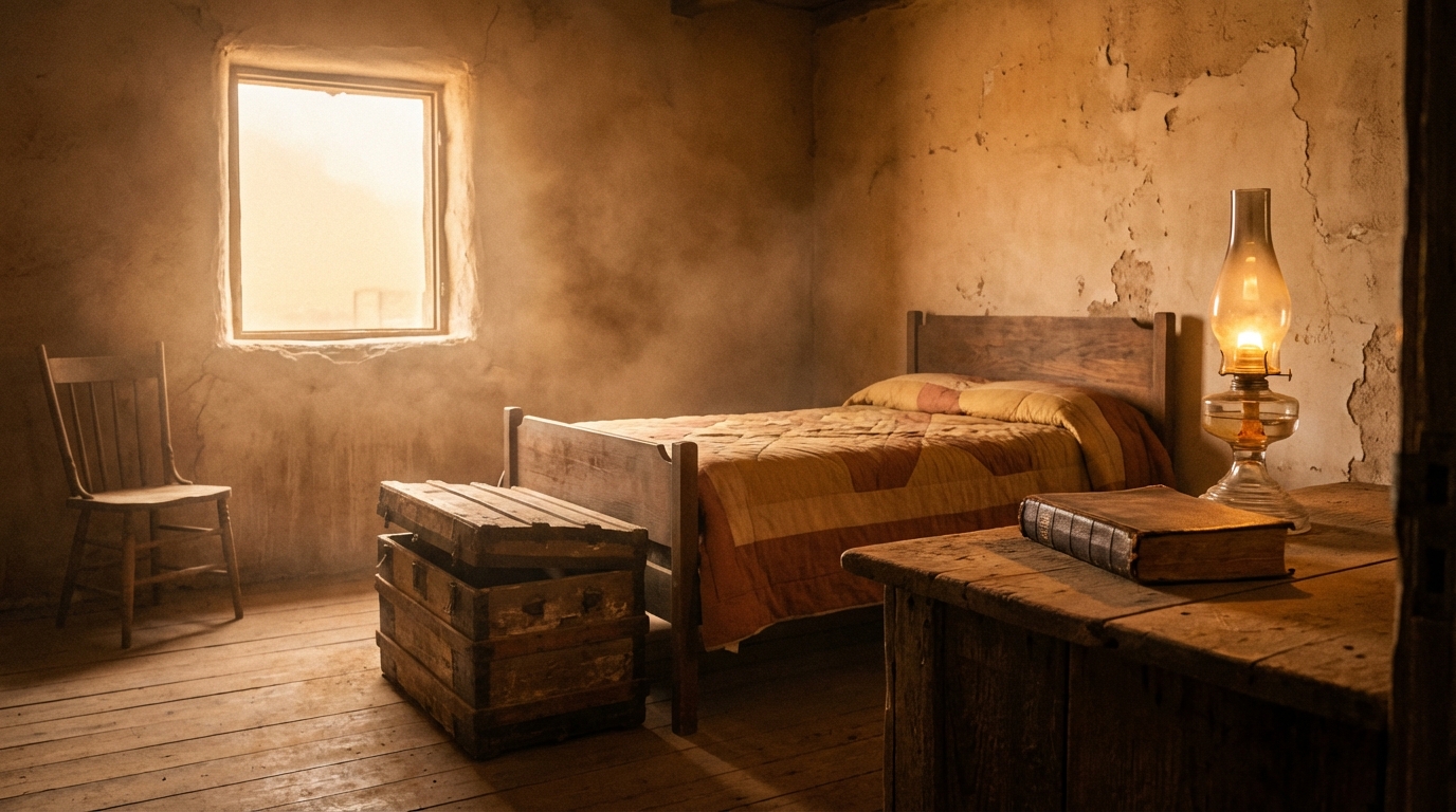 Clara's Room location art from coyote-wells