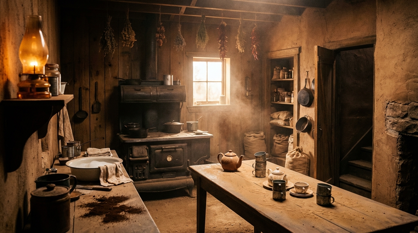 Kitchen location art from coyote-wells