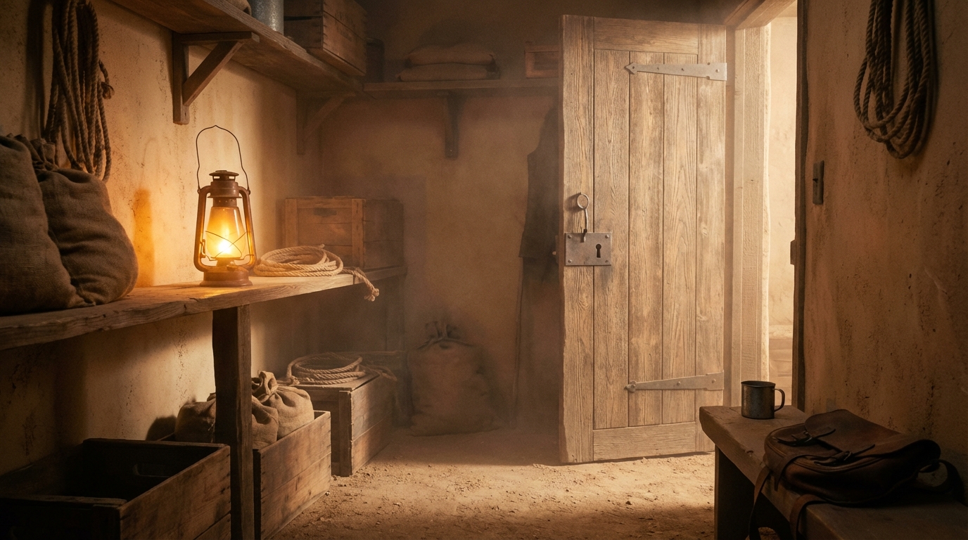 Storage Room location art from coyote-wells