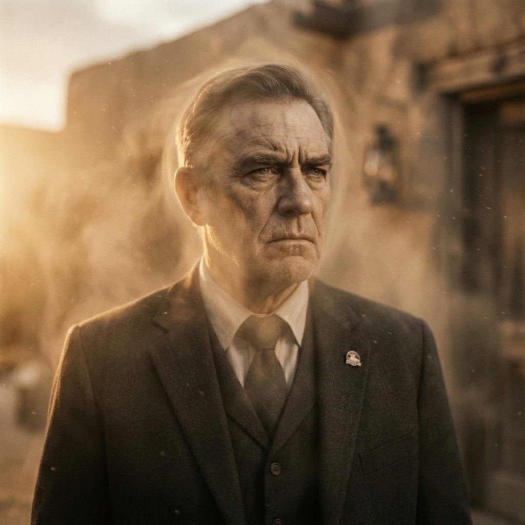 Colonel Edmund Price character portrait from coyote-wells