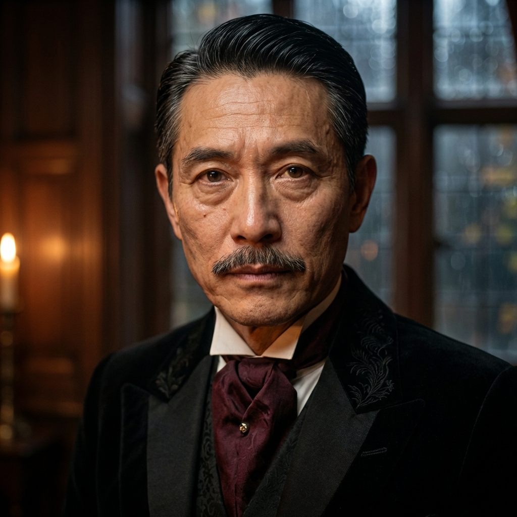 Mr. James Chen character portrait from dinner-party