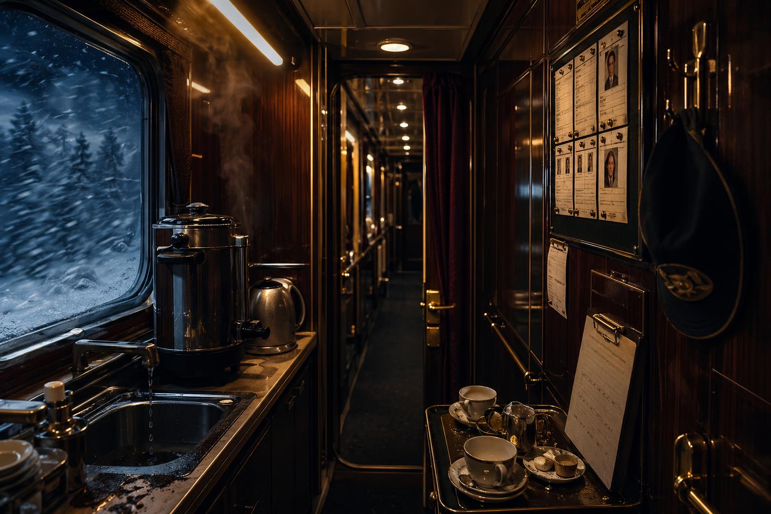 Conductor's Galley location art from last-train-zagreb