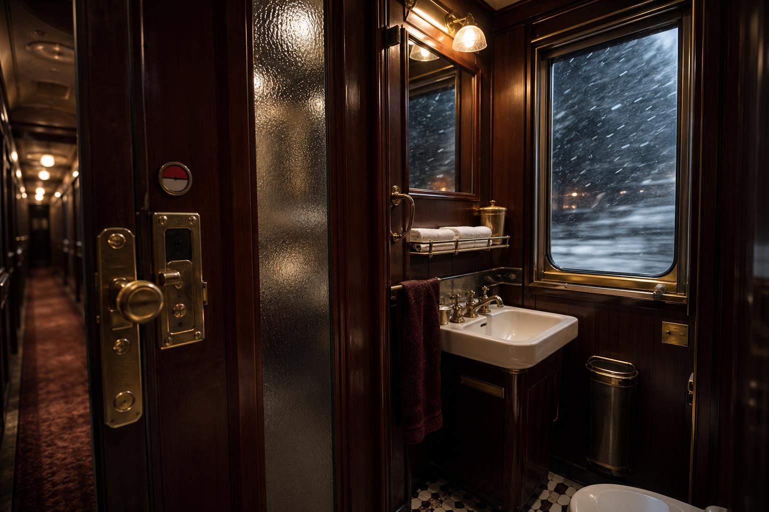 Corridor Lavatory location art from last-train-zagreb