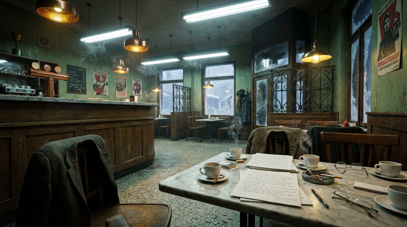 Station Café location art from nadrazi