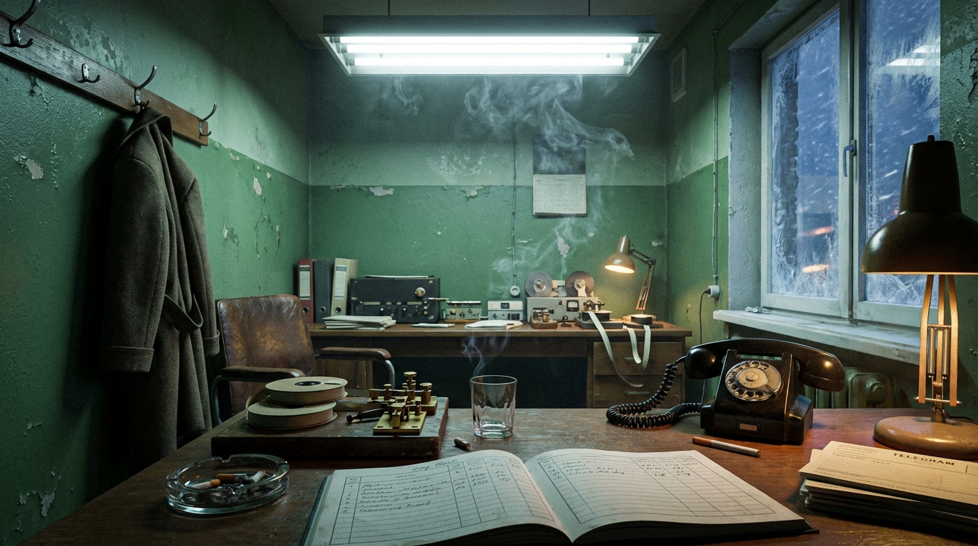 Telegraph Office location art from nadrazi