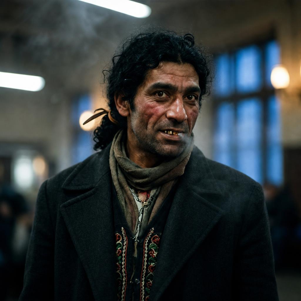 Luděk Horváth character portrait from nadrazi