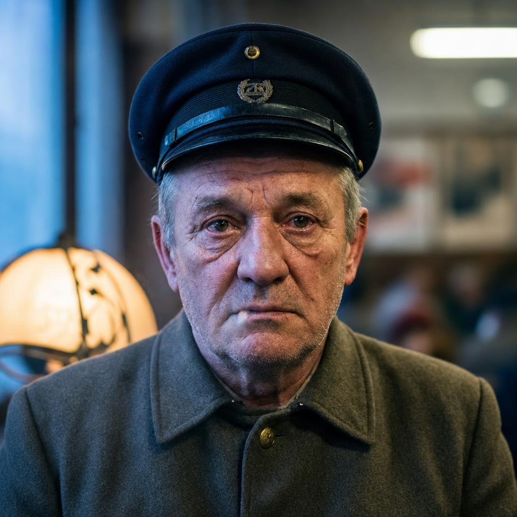 Václav Procházka character portrait from nadrazi