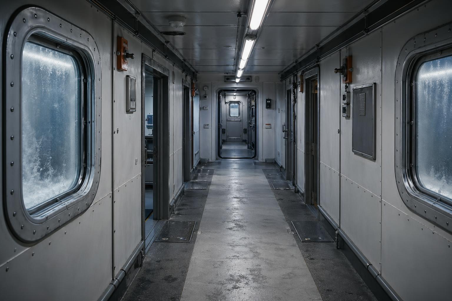 The Main Corridor location art from radio-silence